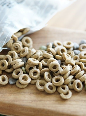 部分现货~C02[HaBe]The Real正品甜甜圈脆粮狗粮膨化粮 韩国代购