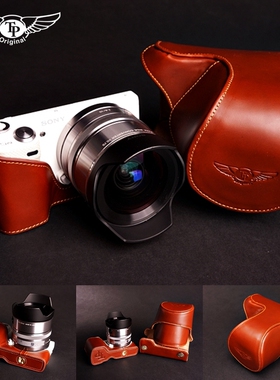 台湾TP 适用于索尼NEX-5N相机包NEX3N NEXF3 C3 5C真皮保护皮套