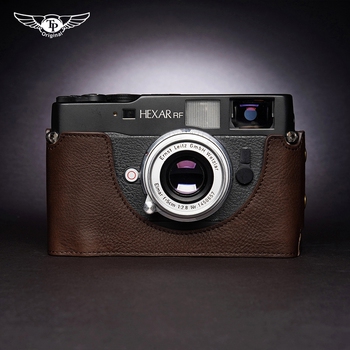 真皮柯尼卡巧思rf相机包Konica Hexar RF皮套 旁轴胶片牛皮保护套