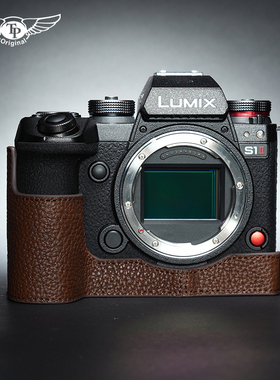 原创真皮松下S1ii S1Rii S1M2E S1H保护套S1R2相机包皮套手柄配件