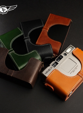 手工牛皮 美能达TC-1相机包 Minolta TC1真皮套 复古胶片机保护套