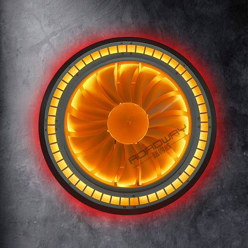 酒吧ktv涡轮风扇墙面装饰氛围灯