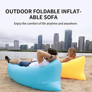 outdoor inflatable sofa音乐节懒人沙户外充气可折叠空气沙发床