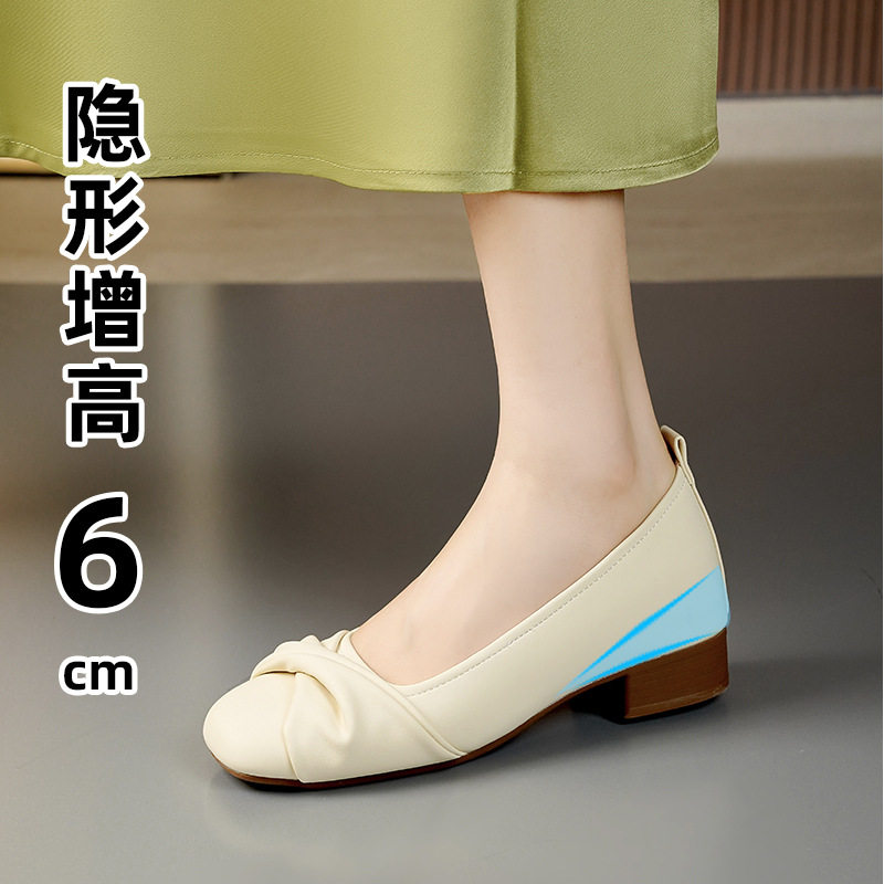 半曲晚晚风温柔鞋单鞋女春秋2026新款玛丽珍鞋子配裙子软底小皮鞋