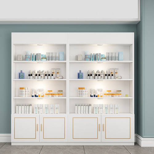 美容理发店货架陈列柜院摆