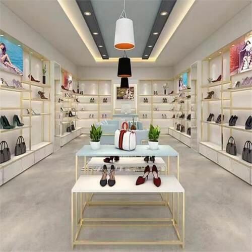 展示架柜鞋带灯卖拉杆箱店