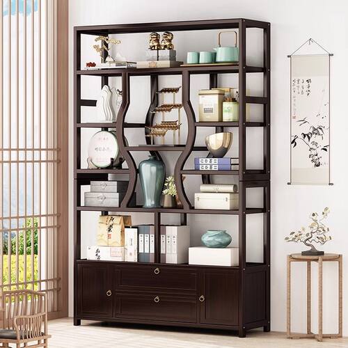 紫砂壶茶室具博古架置物柜