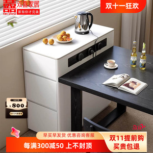 双囍小岛台单柜小尺寸窄岛台餐桌一体厨房可移动单独中岛台中导台
