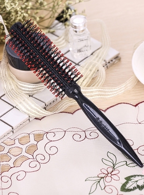 2021经典新款吹直发卷发内扣圆筒滚桶梳造型梳梨花梳子