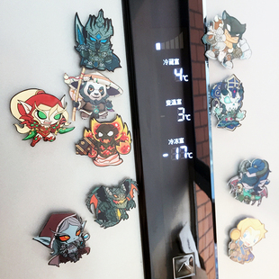 dota2手办刀塔2周边影魔SF卡尔蓝猫兽王PA肉山冰箱贴饰品创意挂件