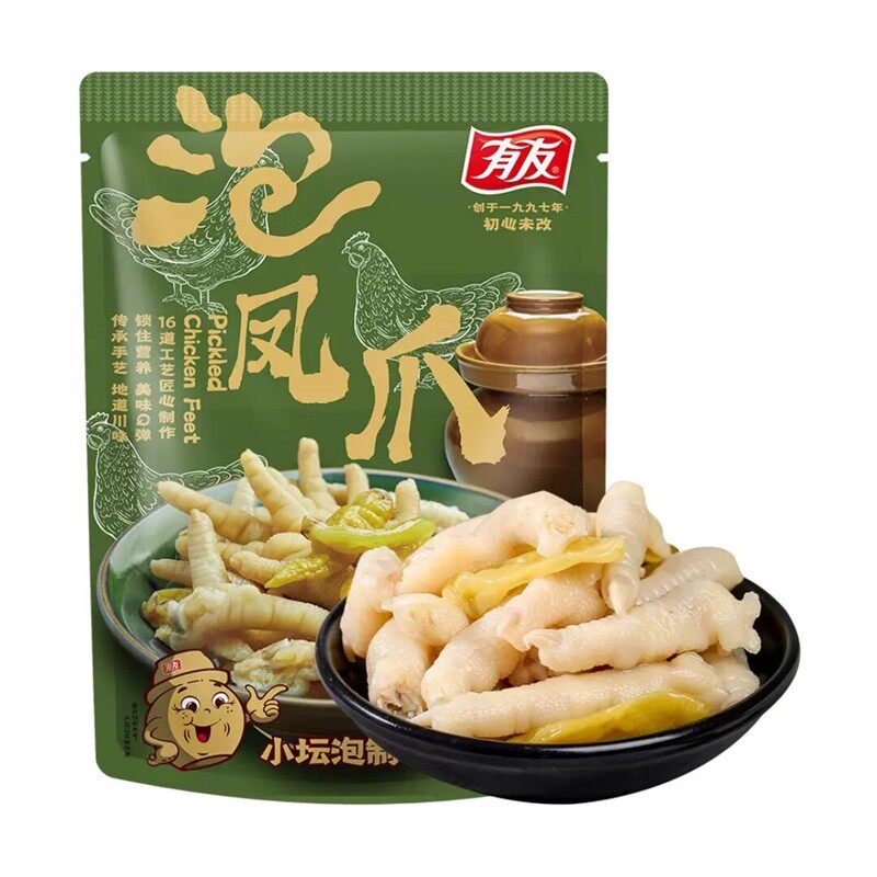 盒马有友山椒味泡凤爪休闲零食图片