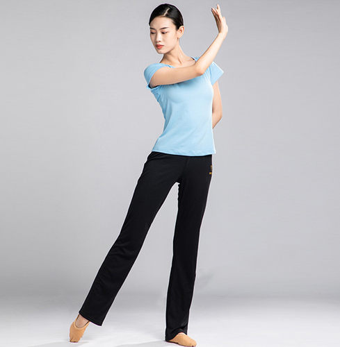 丹诗戈北舞学生直筒平面练功裤