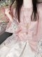 新中式女装中国风外套裙子女春夏秋款粉色刺绣花上衣白色纱裙套装