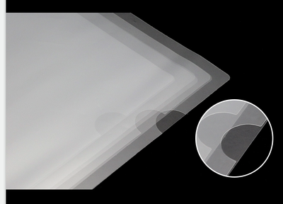 A4/A3/B5拉杆夹透明抽杆夹资料文件夹磨砂加厚横向版竖翻款式