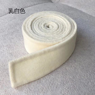 腰带纯手工 双面羊绒大衣女腰带配饰乳白色米白色配羊绒大衣