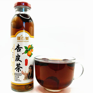 新疆疆百泉杏皮茶330ml饮料真果干杏干红枣葡萄干熬制解暑饮品