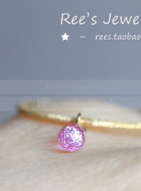 【Rees】晨际。 高品质 粉色 蓝宝石 18k金戒指