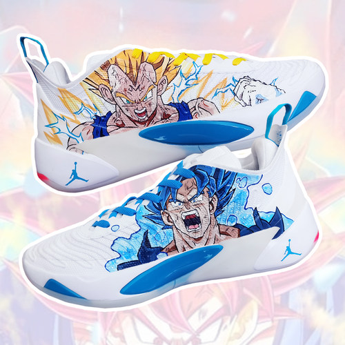 球鞋定制手绘diy彩绘七龙珠