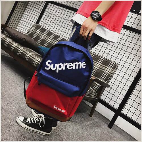 Supreme书包素材模板 Supreme书包图片下载 小麦优选