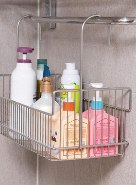 韩国Vatya不锈钢挂钩式收纳篮衣物洗浴用品整理篮儿童玩具沥水篮