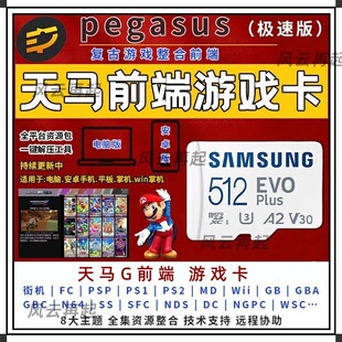 天马g前端怀旧游戏内存卡tf卡适用安卓win掌机平板PC模拟器整合包