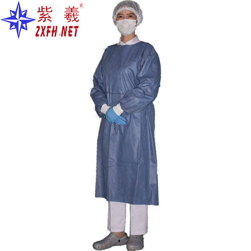 紫羲ZX-112 SMS反穿衣 一次性防护服 参观服 连帽套装鞋套