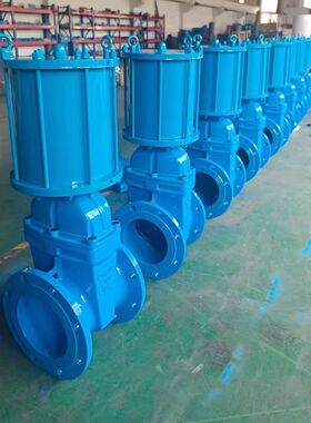 气动软密封闸阀Z645X 各种气动闸阀 弹性座封闸阀 闸阀厂家法兰