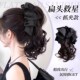 马尾假发女自然蓬松千金感蝴蝶结大抓夹马尾饱满后脑勺卷发假马尾