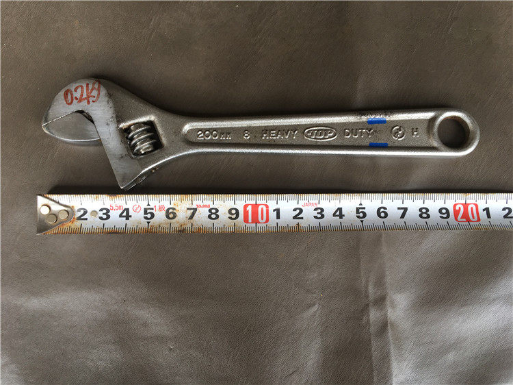 二手日本进口活络扳手活动扳手汽车修理工具8寸 重约0.2kg
