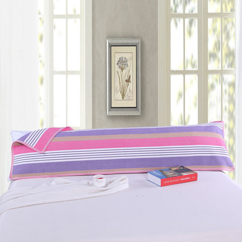 双人枕头巾长款老粗布枕巾