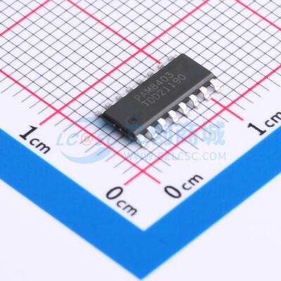 音频功率放大器 PAM8403DR SO-16P DIODES(美台) 电子元器件
