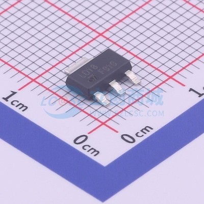 线性稳压器(LDO) LD1117S18CTR SOT-223 ST(意法半导体) 原装正品