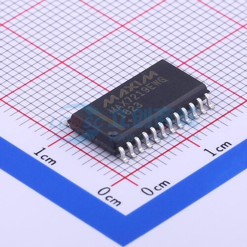 数码管驱动 MAX7219EWG+T SOIC-24 MAXIM(美信) 电子元件原装正品