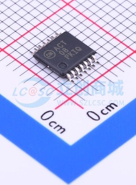 逻辑门 74ACT08MTCX TSSOP-14 onsemi(安森美) 电子元器件配单