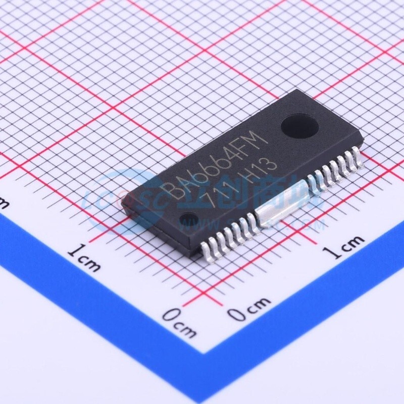 电机驱动芯片 BA6664FM-E2 HSOP-28 ROHM(罗姆) 电子元器件配套
