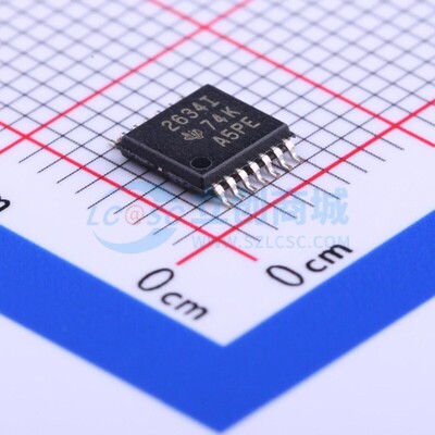 运算放大器 TLV2634IPWR TSSOP-14 TI/德州 电子元器件 原装正品