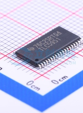 LED驱动 TLC5951DAP HTSSOP-38 TI/德州 电子元器件配单 原装正品