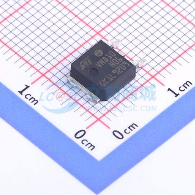 功率电子开关 VND10N06TR-E TO-252 ST(意法半导体) 电子元器件