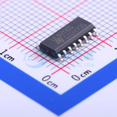 达林顿晶体管阵列 ULN2001D1013TR SOIC-16 ST(意法半导体) 原装