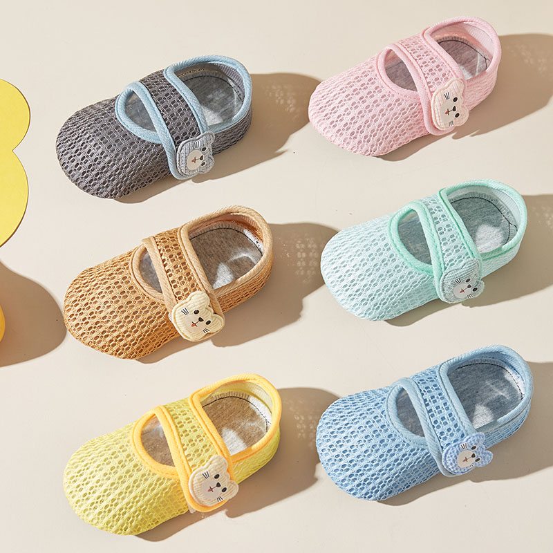 夏季男女袜套防滑魔术贴地板袜