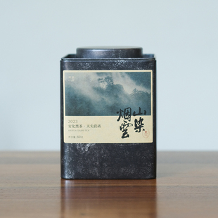 【贰月集】山染烟云 2023年安化黑茶 云台山重火天尖砖 云雾区