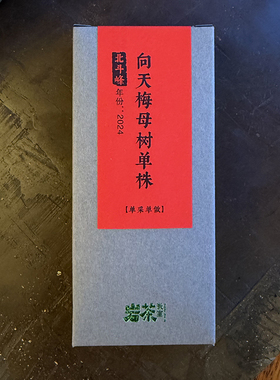 【新品】2024向天梅 武夷岩茶 乌龙茶8.3g