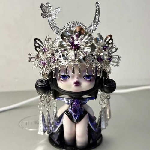 泡泡玛特sp声音系列 恸/悲恸之声苗族发冠手办头饰苗帽配饰不含娃