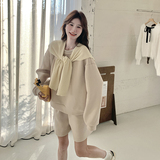 披肩卫衣套装三件套2B143-25012-P150-K228，女装套装/套裙，2B143