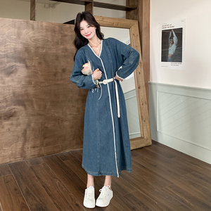 26新春款 牛仔连衣裙2B143-25023-P145-K218图片