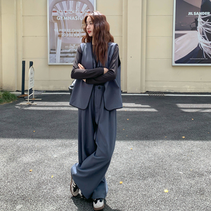 25新款秋款 马甲三件套283-25073-P180-K268，女装套装/套裙，浙宝283