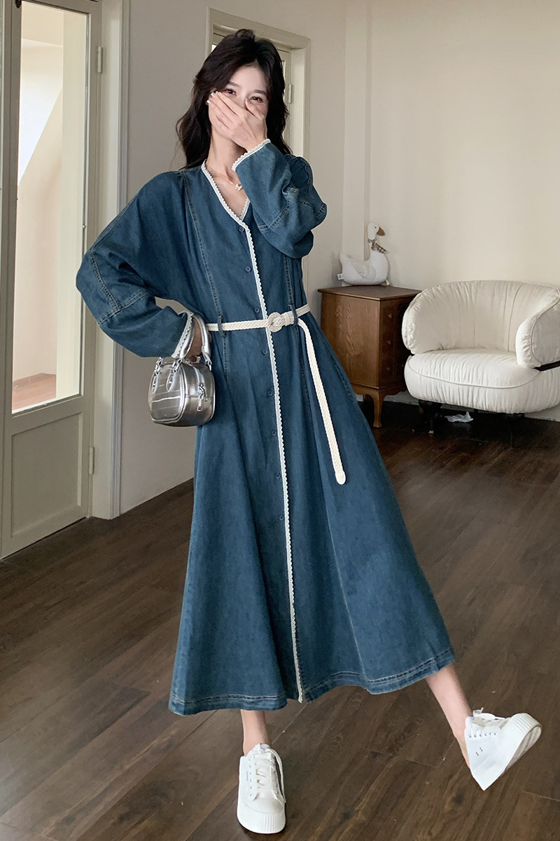 26新春款牛仔连衣裙2B143-25023-P145-K218,女装连衣裙,2B143