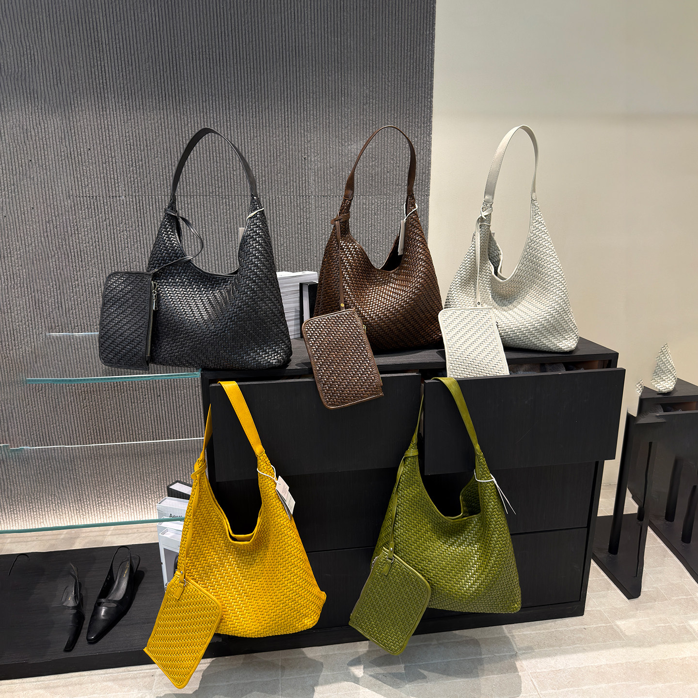 塞林维斯正品2026高级手工编织真皮托特包女大容量百搭单肩通勤包