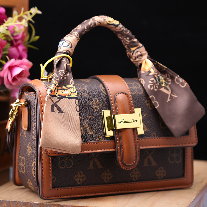 真皮小方包女2025新款时尚印花女士手提包高级休闲单肩斜挎小包潮,箱包皮具/热销女包/男包,小方包,淘宝优惠券,粉丝福利购,淘宝优惠卷