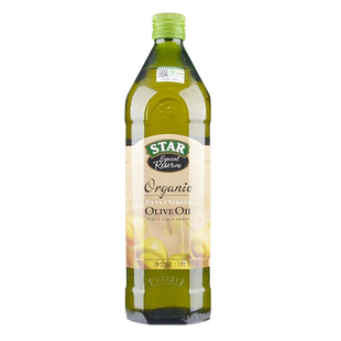 星牌有机特级初榨橄榄油1000ml原装进口官方正品食用油1L